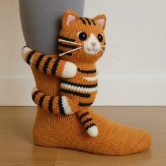 CozyCritter™ 3D Knit Animal Socks