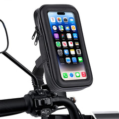 Waterproof Bike & Motorcycle Phone Holder Case – Handlebar Mount for iPhone & Samsung