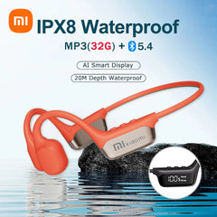 Xiaomi Mijia Bone Conduction Waterproof Bluetooth 5.4 Sports Headphones (32G MP3)