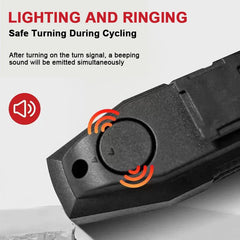 Wireless Bike Turn Signal Taillight with Remote – Rechargeable Cycling Rear Lamp