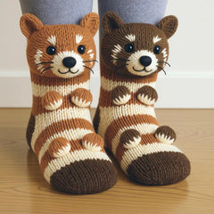 CozyCritter™ 3D Knit Animal Socks