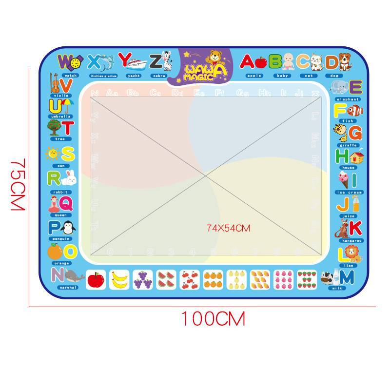 Color Writing Magic Water Canvas Graffiti Blanket