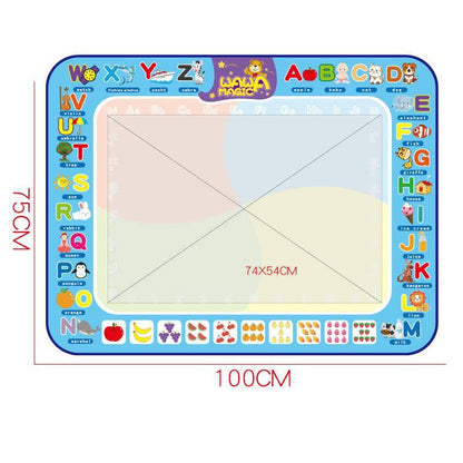 Color Writing Magic Water Canvas Graffiti Blanket