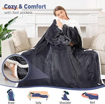 CozyHeat Ultra Plush Heated Blanket Wrap