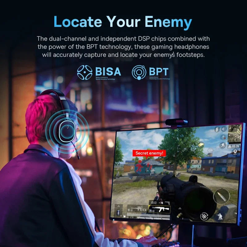 Baseus GH02 Gaming Wireless Headphones with Mic