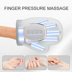 Electric Hand Massager with Air Compression & Heat – Portable Finger & Wrist Pain Relief Massage Device