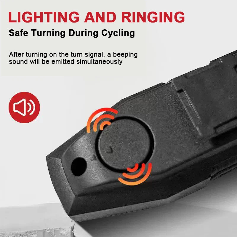 Wireless Bike Turn Signal Taillight with Remote – Rechargeable Cycling Rear Lamp