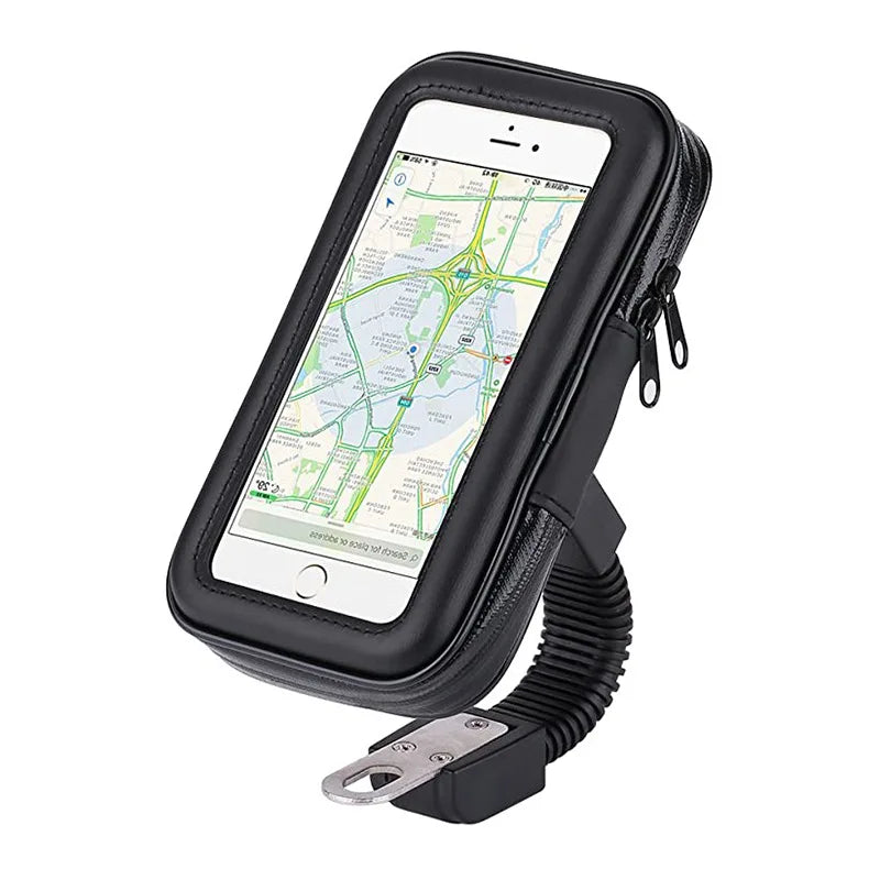 Waterproof Bike & Motorcycle Phone Holder Case – Handlebar Mount for iPhone & Samsung