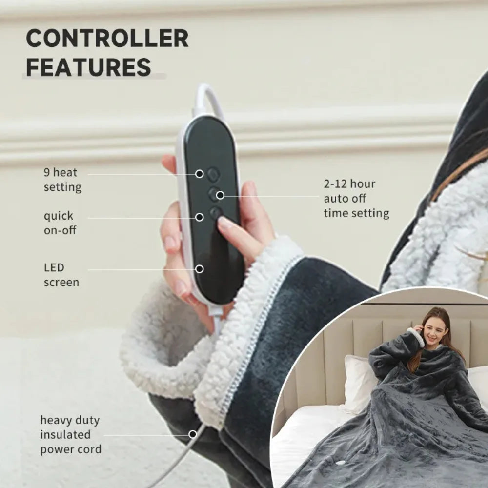 CozyHeat Ultra Plush Heated Blanket Wrap
