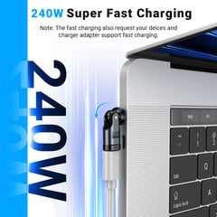 AUFU PD240W USB-C to Type-C OTG Fast Charger Adapter (540° Rotation)