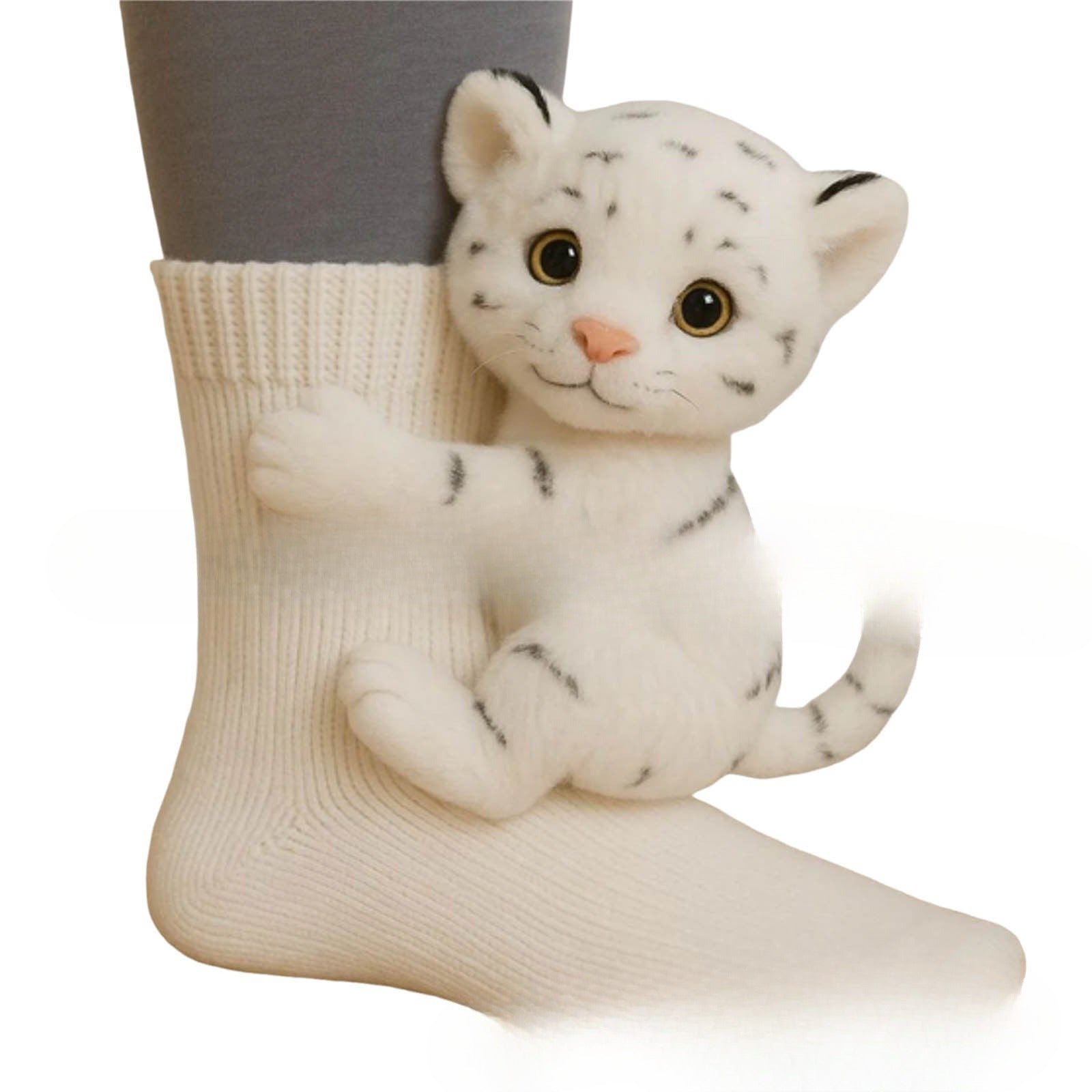 CozyCritter™ 3D Knit Animal Socks
