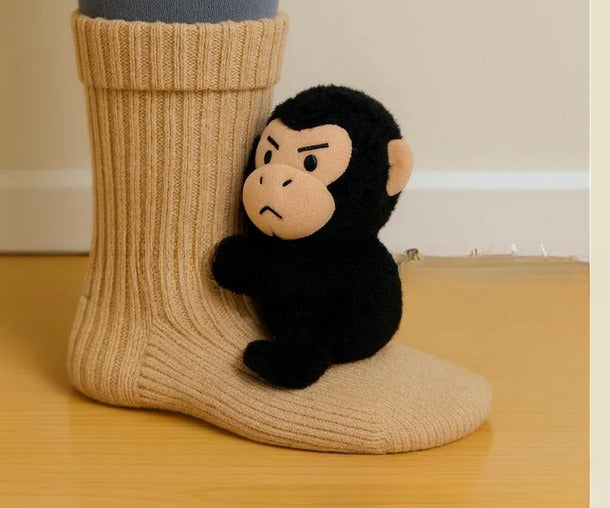 CozyCritter™ 3D Knit Animal Socks