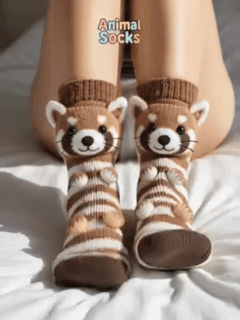 CozyCritter™ 3D Knit Animal Socks
