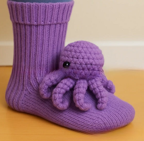 CozyCritter™ 3D Knit Animal Socks